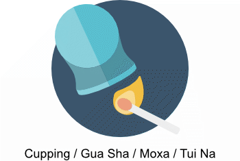 Cupping/Gua Sha/Moxa/Tui Na